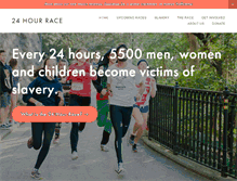 Tablet Screenshot of 24hourrace.org